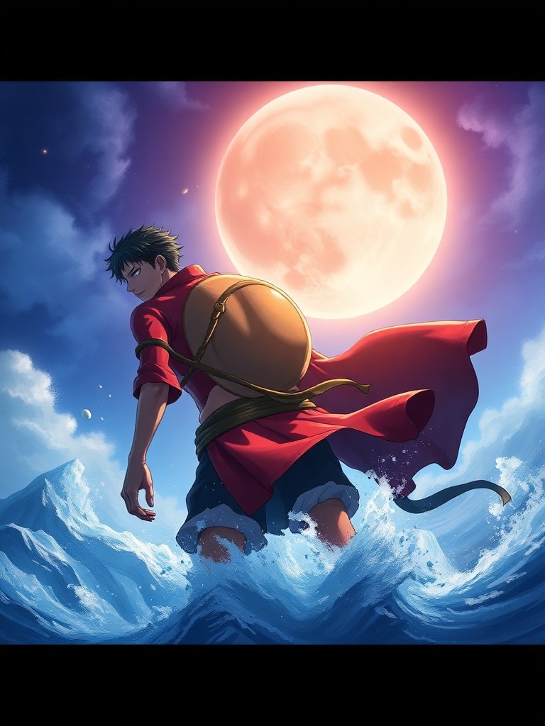 I, Garp's Grandson, Have a Ghost Back That Makes Luffy Cry